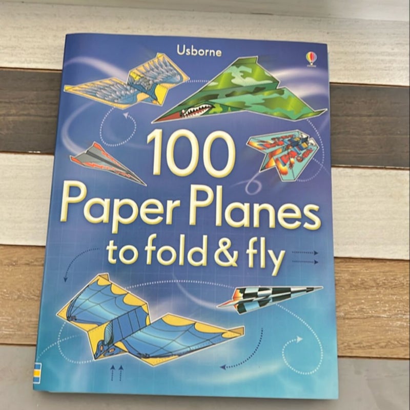 Usborne 100 Paper Planes to fold & fly