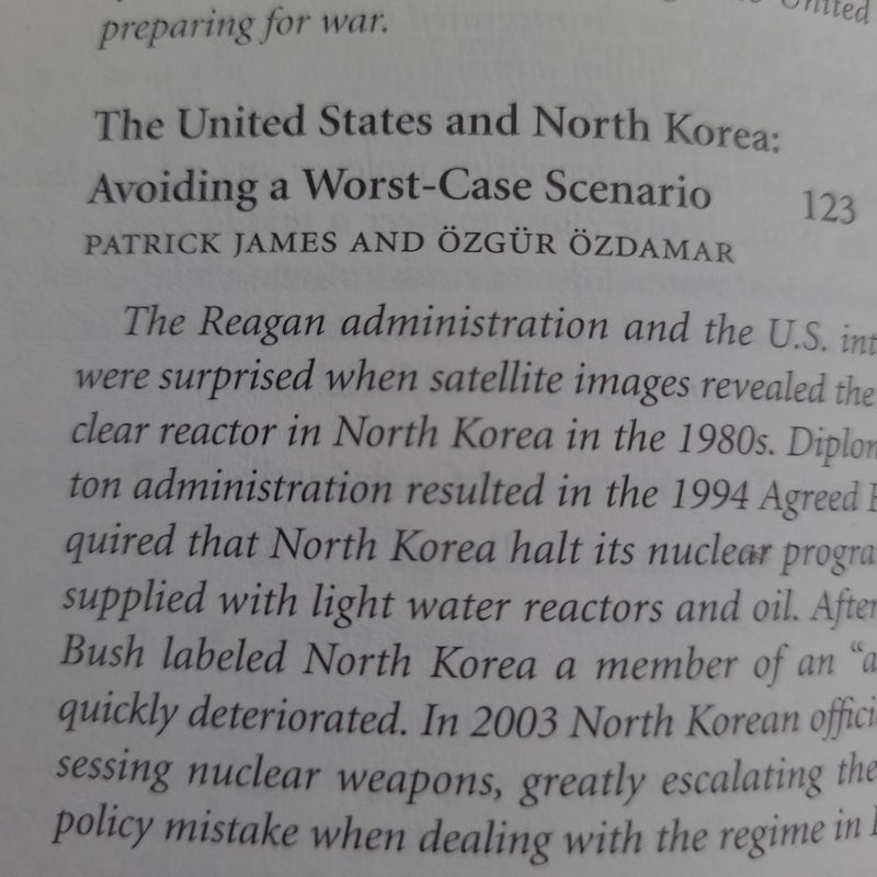 Contemporary Cases in U. S. Foreign Policy