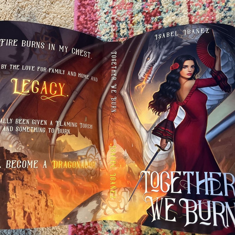Together we burn signed bookish box, special edition