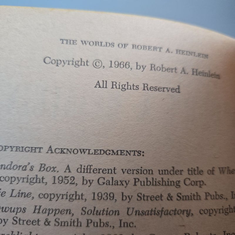 The Worlds of Robert A. Heinlein