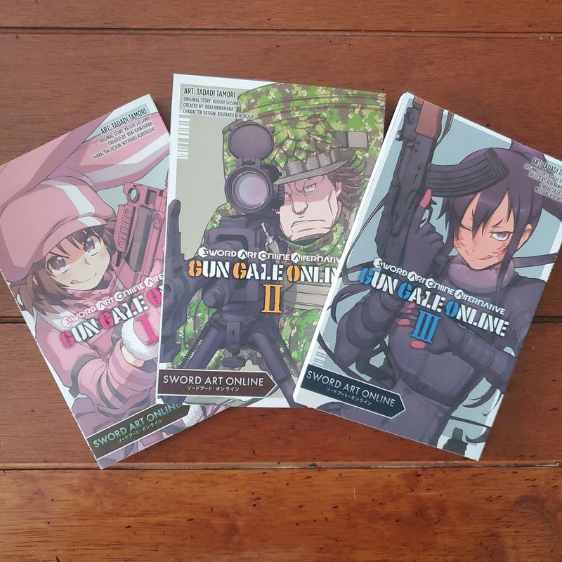 Sword Art Online Alternative Gun Gale Online Bundle (Manga Volumes 1-3)