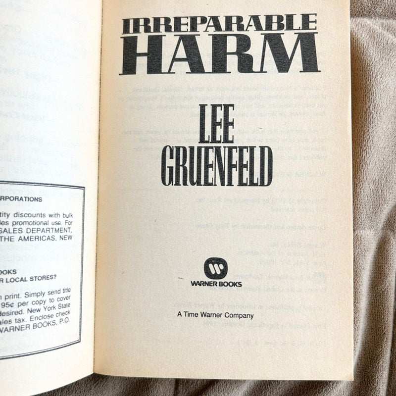 Irreparable Harm  1749