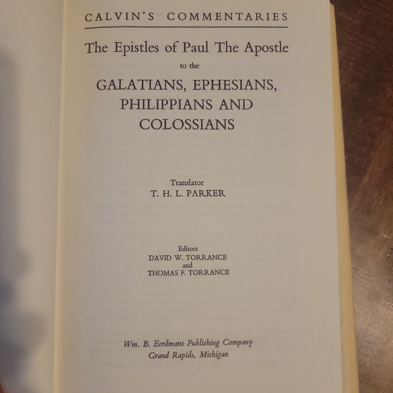 Calvin's New Testament Commentaries 