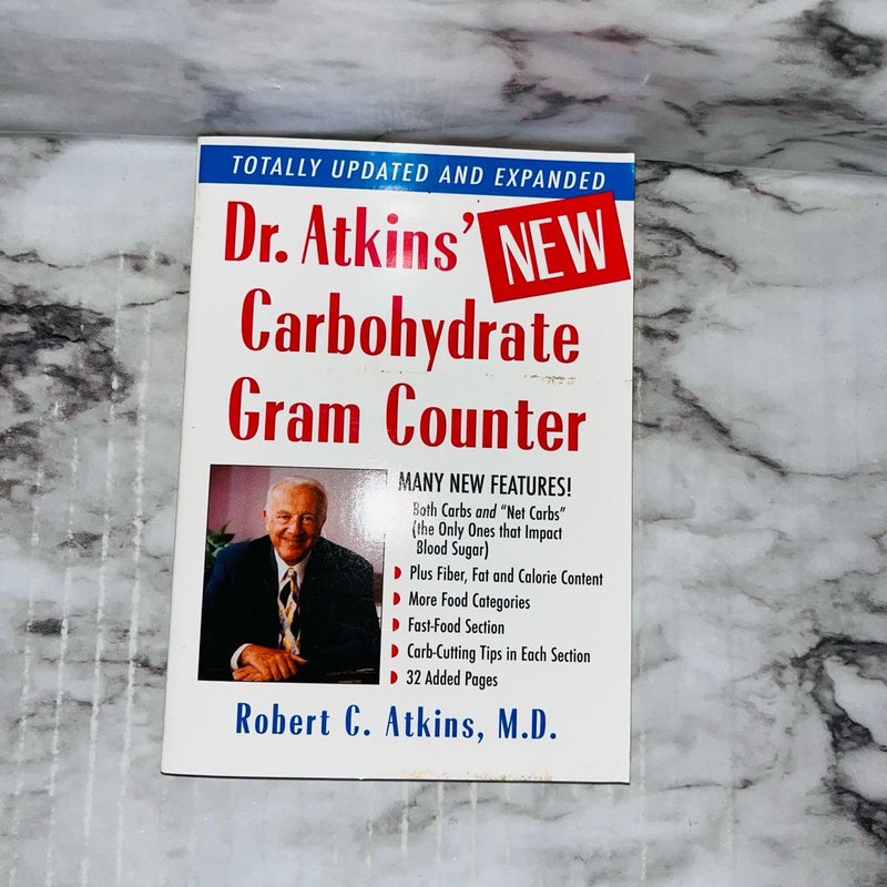 Dr. Atkins' New Carbohydrate Gram Counter