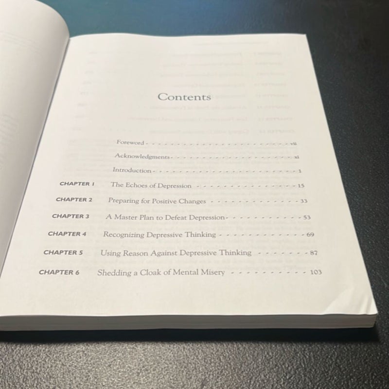 The Cognitive Behavioral Workbook for Depression