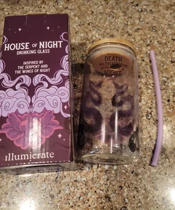Illumicrate House of Night Drinking Glass