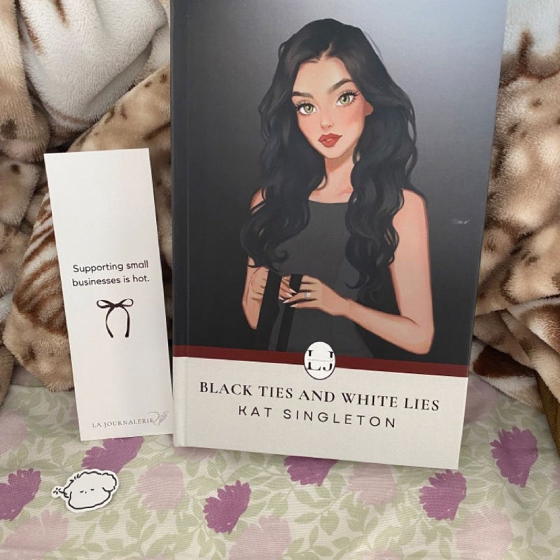 La Journalerie Kat Singleton black ties white lies
