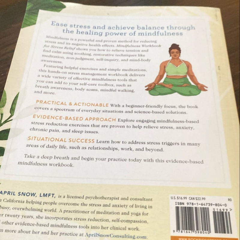 Mindfulness Workbook for Stress Relief