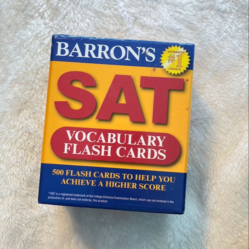 Barron's SAT Vocabulary Flash Cards