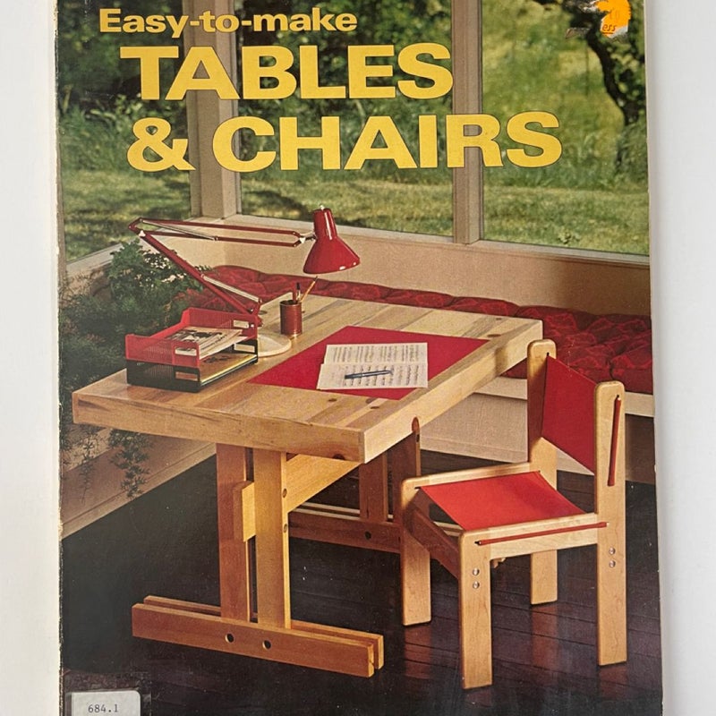 Easy-To-Make Tables and Chairs