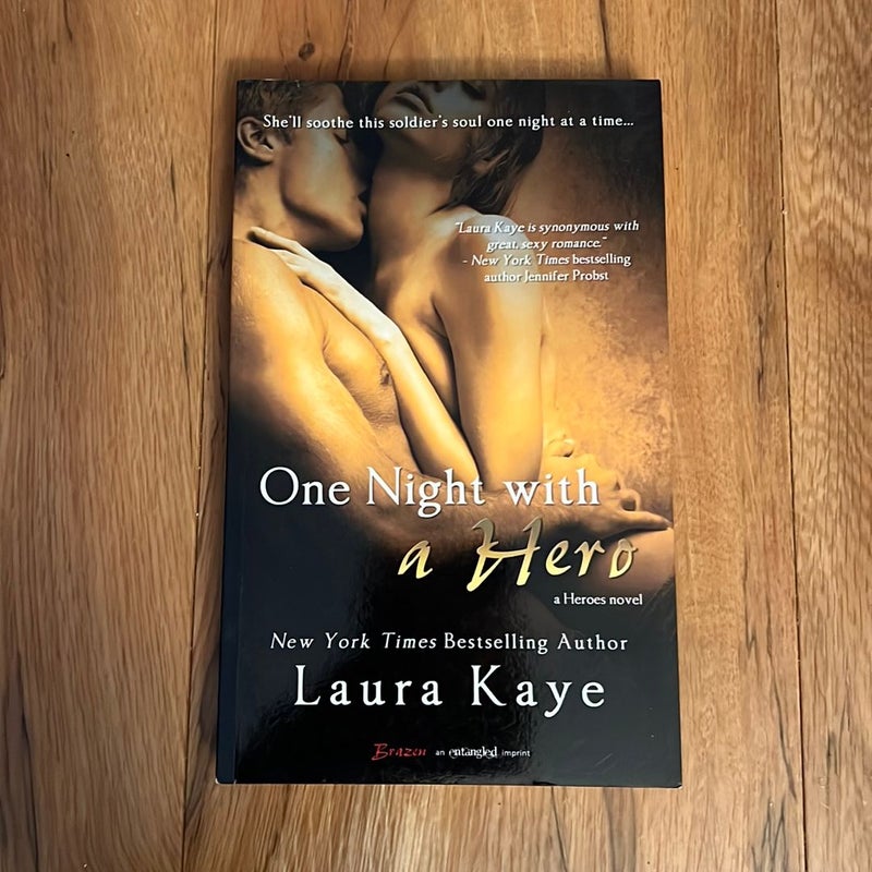 One Night with a Hero - signed and personalized to Kim