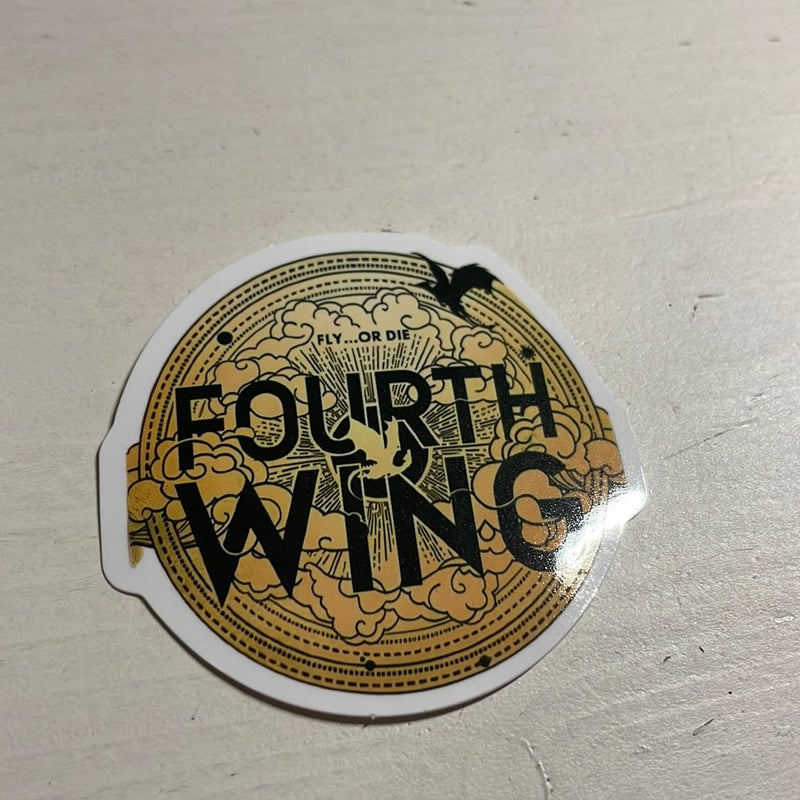 Fourth Wing sticker
