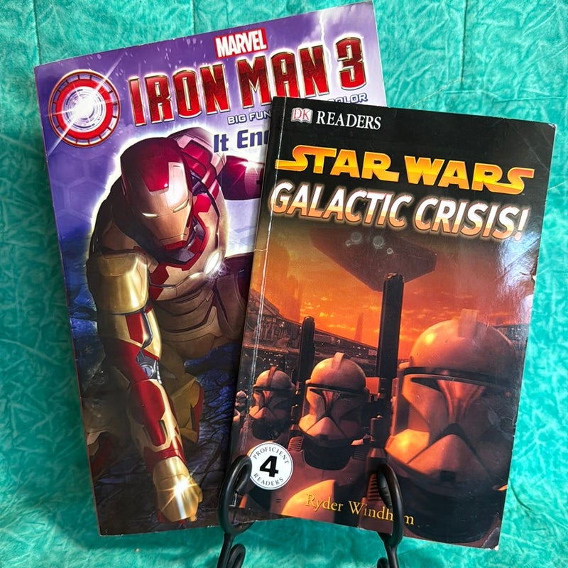 Marvel Iton Man 3 It Ends Here; Star Wars Galactic Crisis!