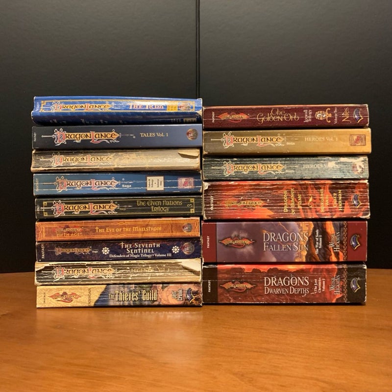 DragonLance Lot, 15 Books: Low Condition Reading Copies. PLEASE READ DESCRIPTION