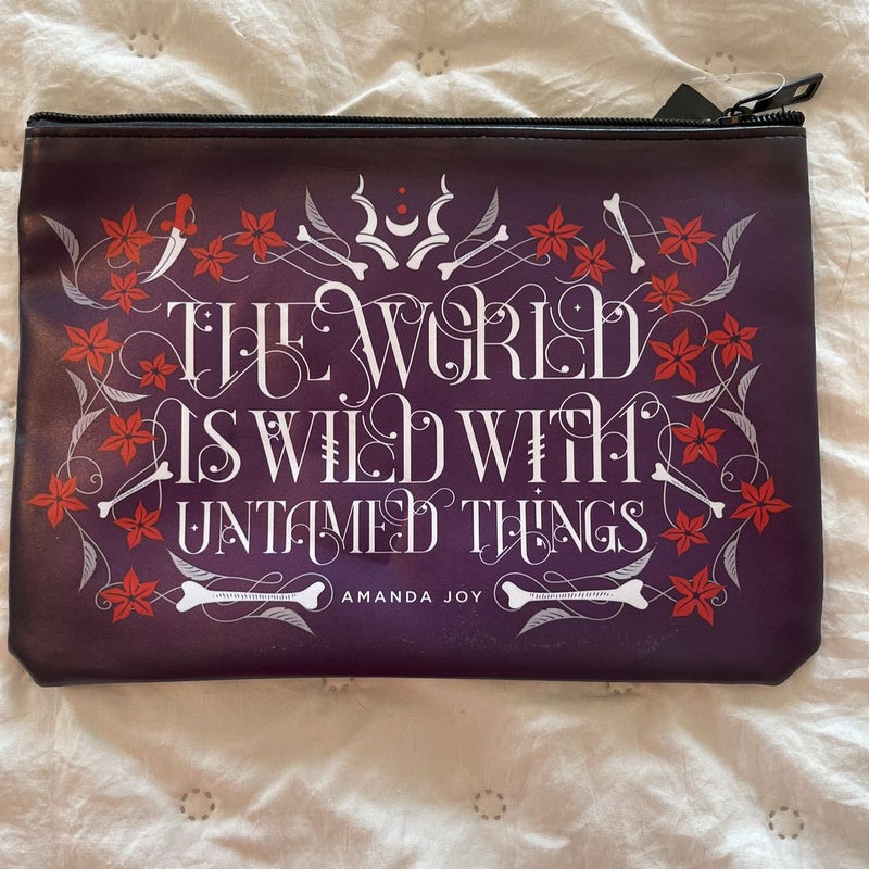 Fairyloot A River of Royal Blood zipper case