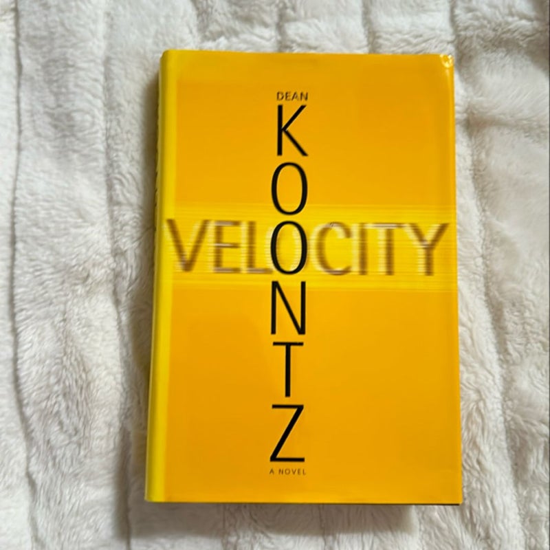 Velocity (Limited Edition-Signature on naked hardcover)