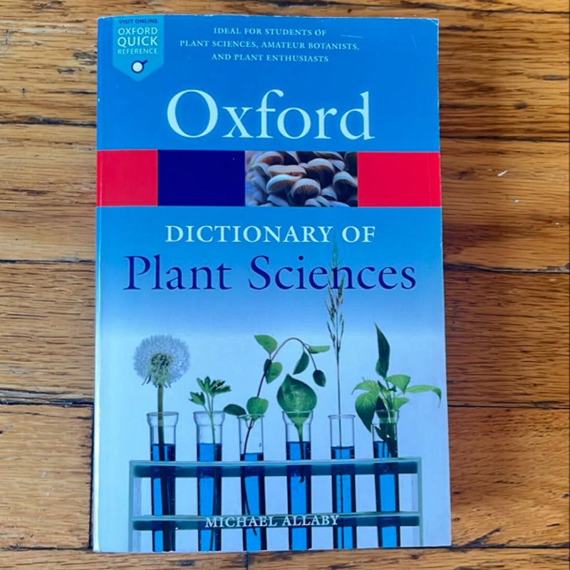 A Dictionary of Plant Sciences