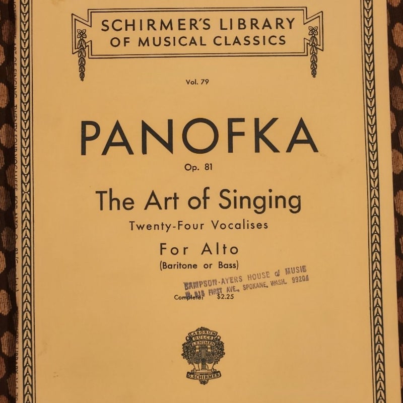 Schirmer's Library of Musical Classics, vintage sheet music