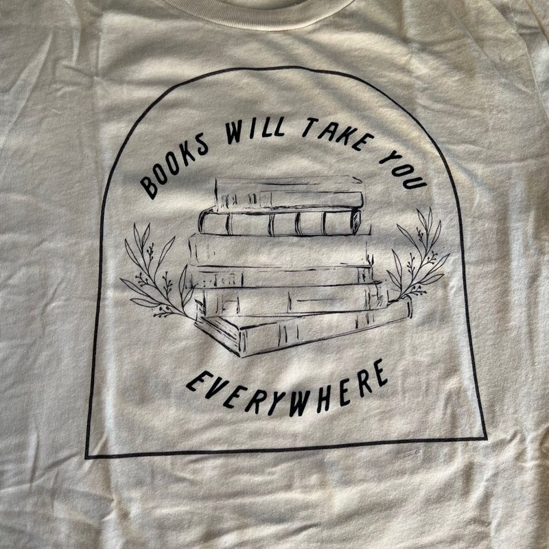 Inkwell Threads Books Will Take You Everywhere Tee