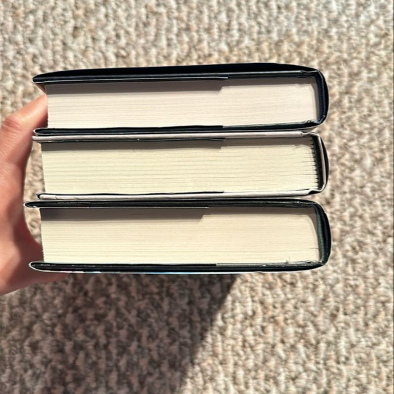 A Study in Drowning, the Whispering Dark, Hotel Magnifique (owlcrate edition, all signed)