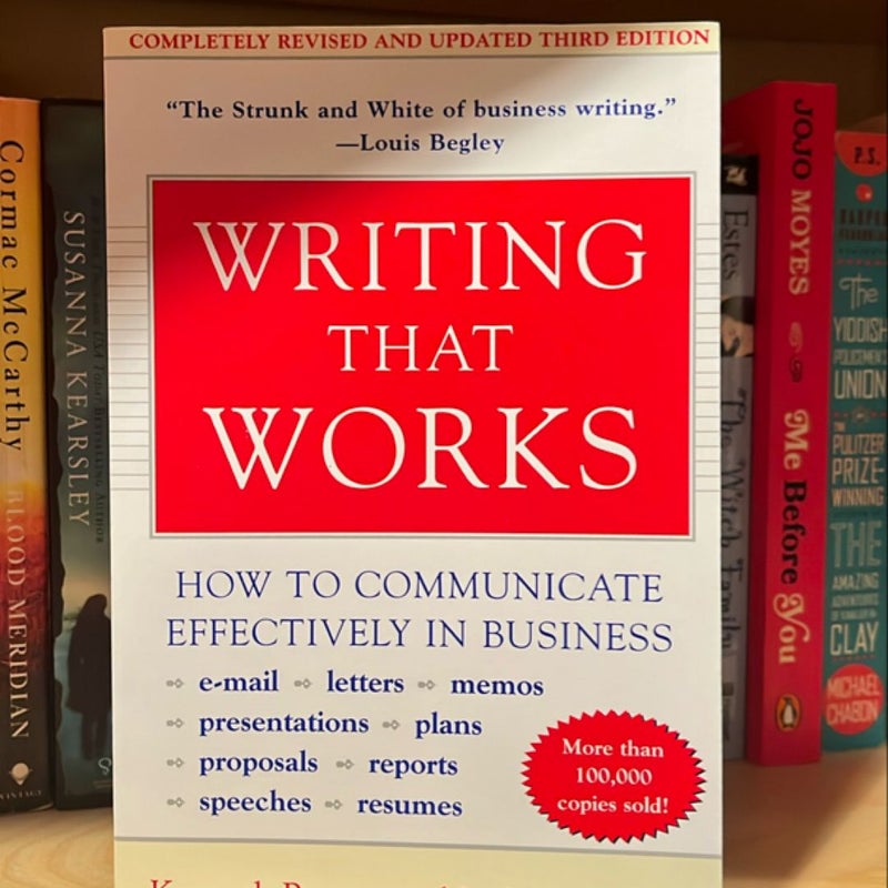 Writing That Works, 3rd Edition