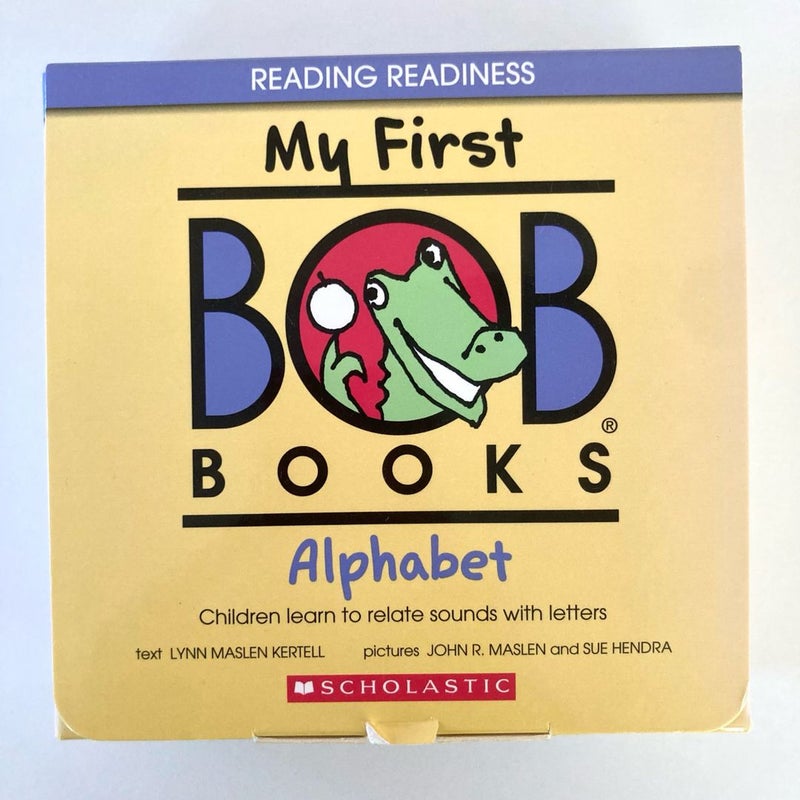 My First Bob Books - Alphabet Box Set Phonics, Letter Sounds, Ages 3 and up, Pre-K (Reading Readiness)