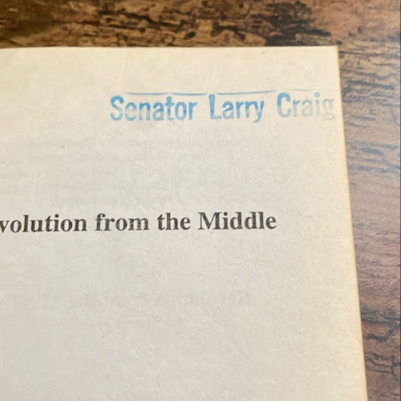 Revolution from the Middle by Samuel Francis (contains US Senator Larry Craig stamp)