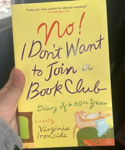 No I don’t want to join a book club 