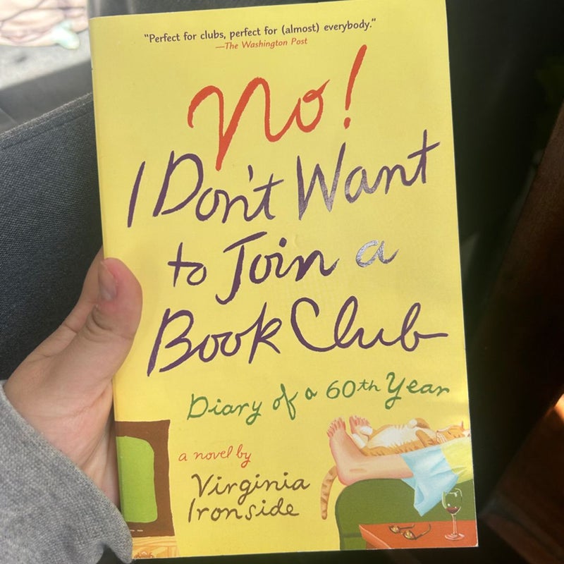 No I don’t want to join a book club 