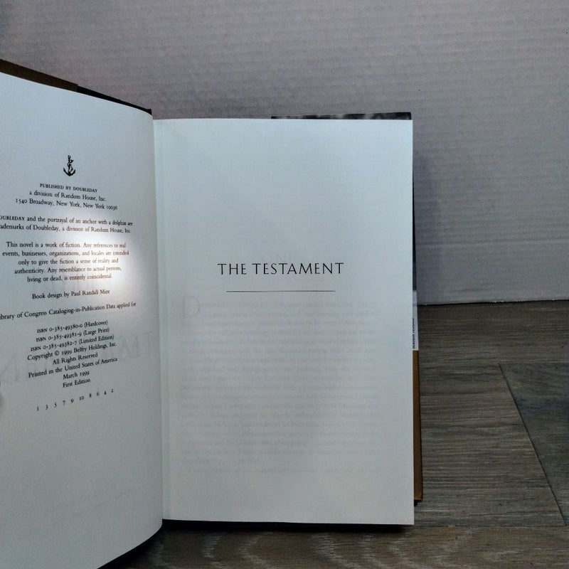 1st Print The Testament