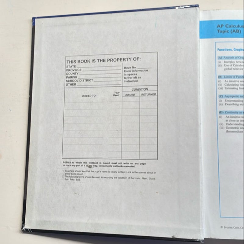 Calculus Single Var AP ED 9E