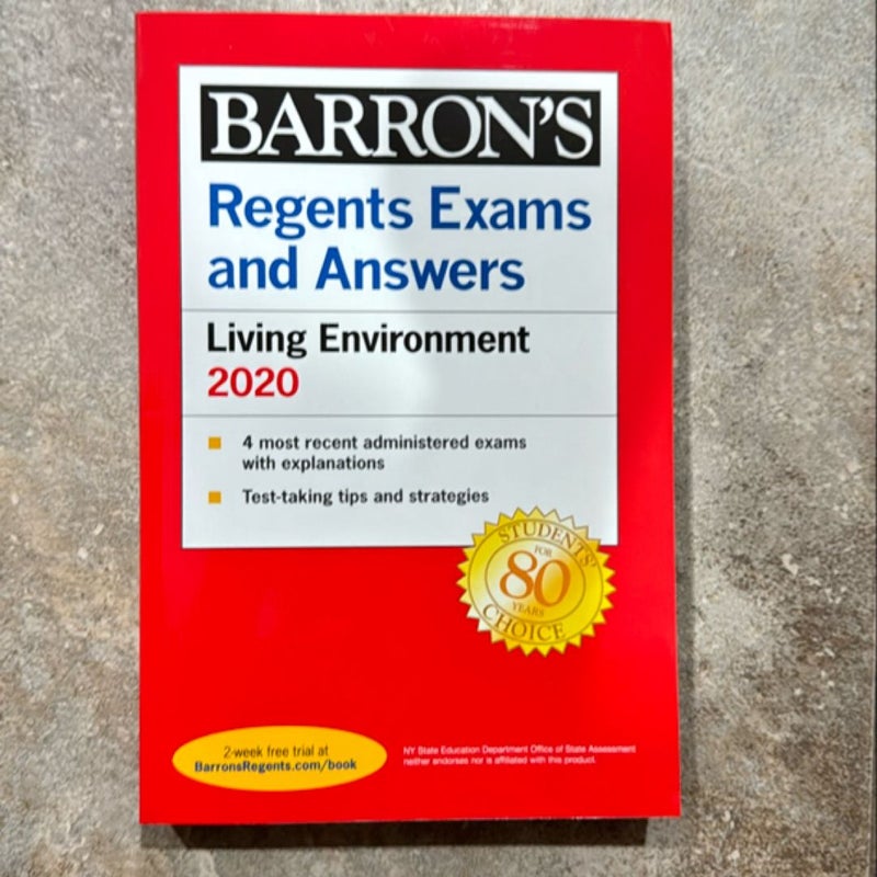 Regents Exams and Answers: Living Environment 2020