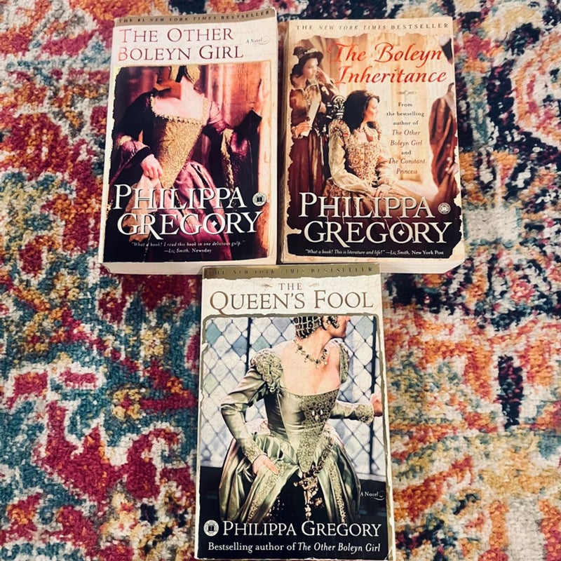 Philippa Gregory Lot The Other Boelyn Girl & Boelyn Inher & The Queen’s Fool