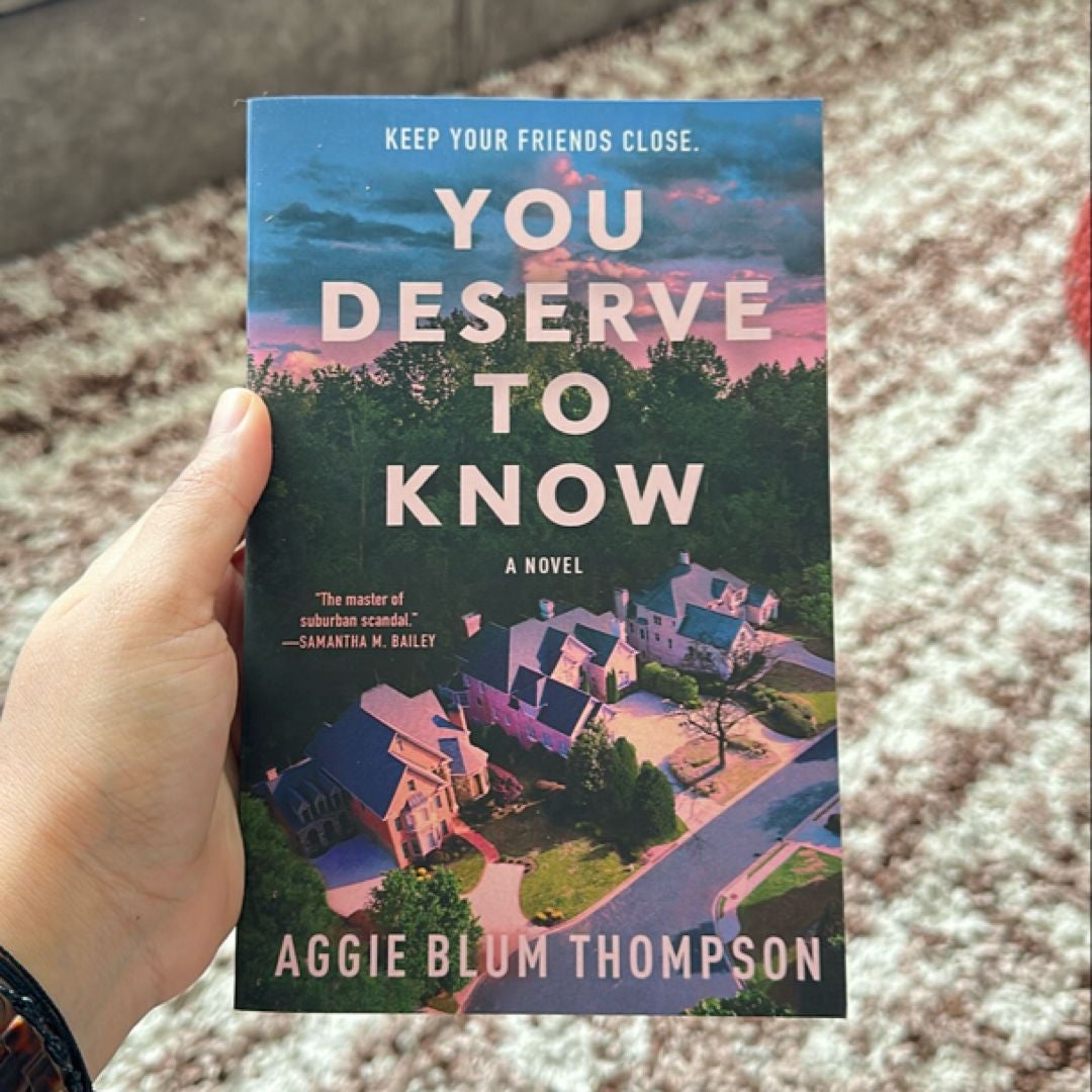 You Deserve to Know