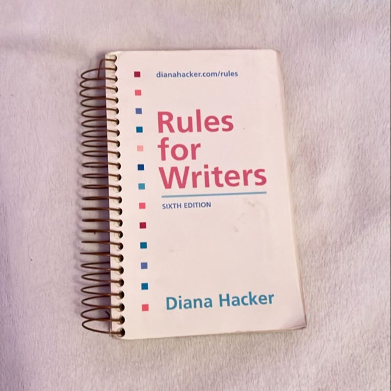 Rules for Writers