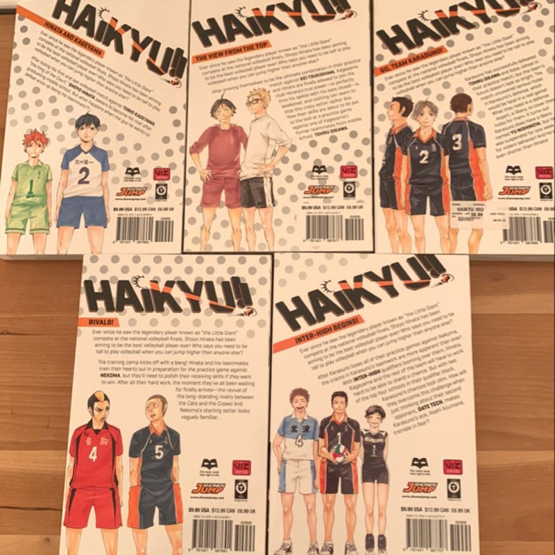Haikyu!!, Vol. 1-5