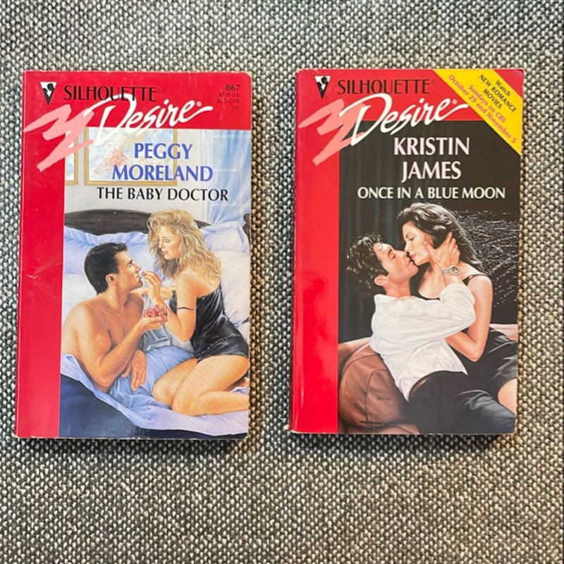 Silhouette Desire//30 Vintage 80s & 90s contemporary romances