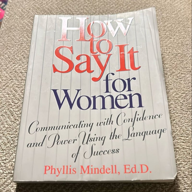 How to Say It for Women