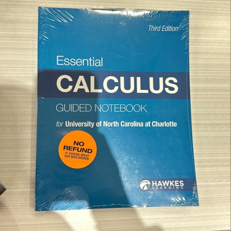 Essential Calculus Guided Notebook for University of North Carolina 3rd Edition