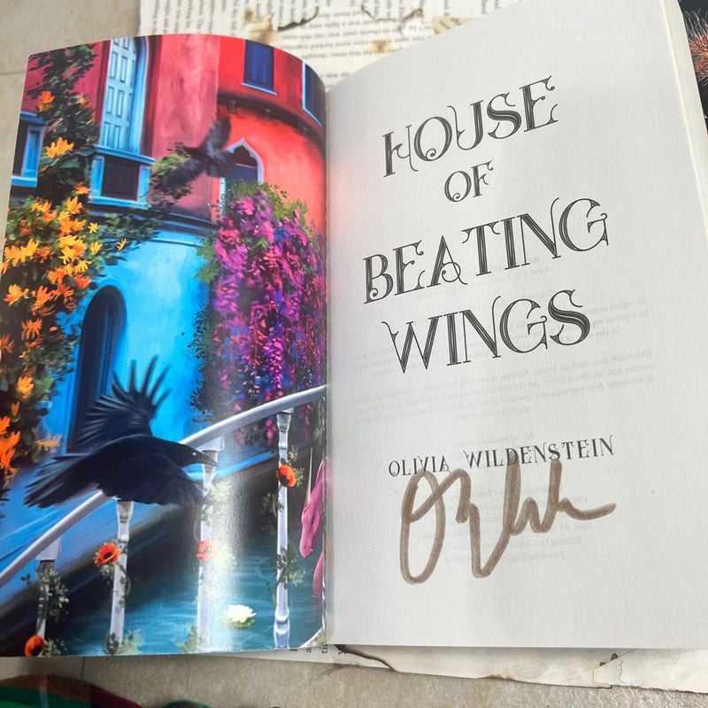 House of  beating wings Kingdom Of Crows 0-4 oop indie covers signed Olivia