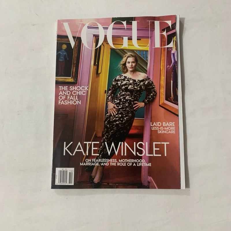 Vogue Kate Winslet “On Fearlessness, Motherhood, Marriage” Issue October 2023 Magazine  Plus Prada Paradoxe  Chanel CoCo Mademoiselle Gucci Flora Samples 
