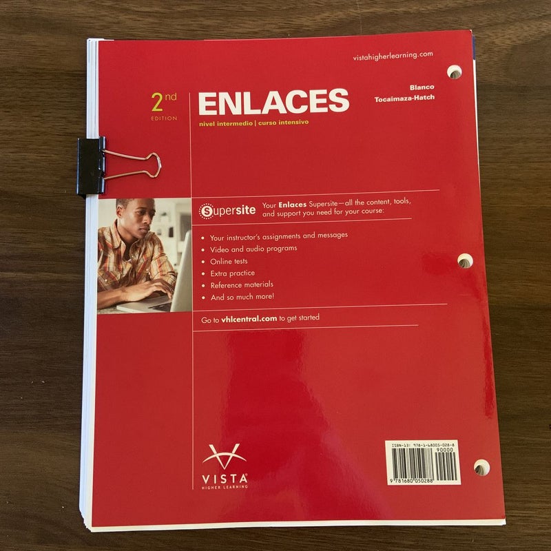 Enlaces 2e Student Edition (LL)