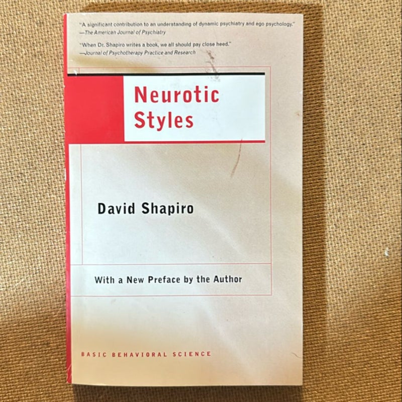 Neurotic Styles