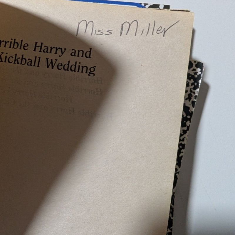 Lot of 6 Horrible Harry Books