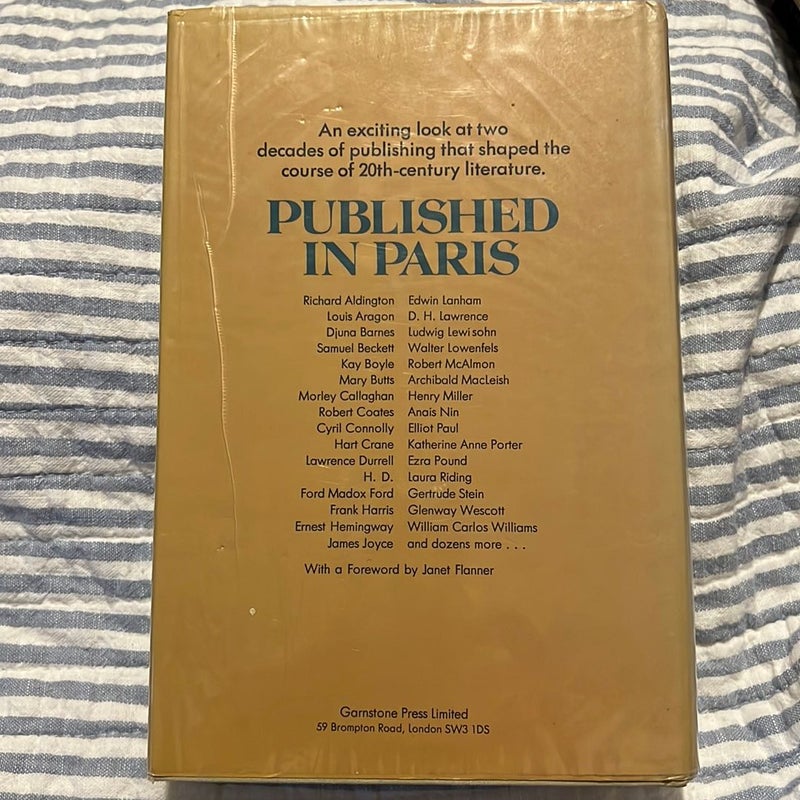 Published in Paris