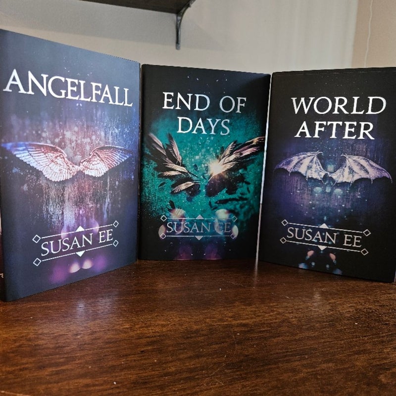 *HAND SIGNED* Fairyloot Exclusive of Angelfall (Books 1-3) 