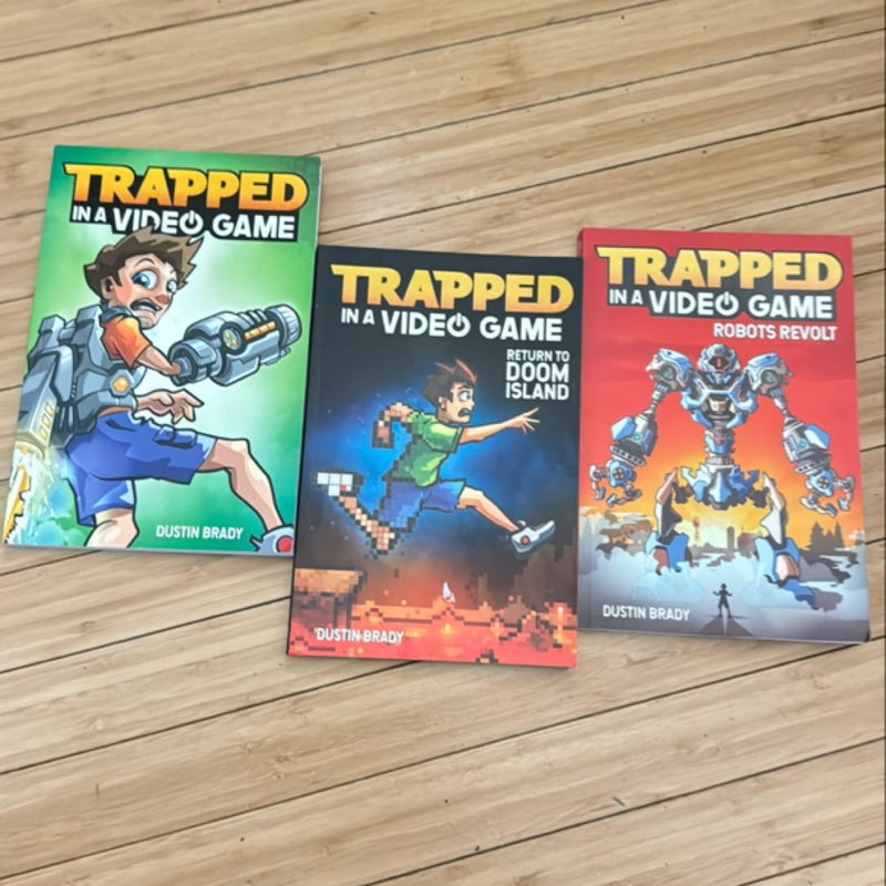 Bundle: 1, 3, and 4 of Trapped in a Video Game