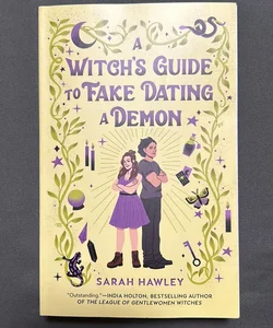 SIGNED A Witch's Guide to Fake Dating a Demon