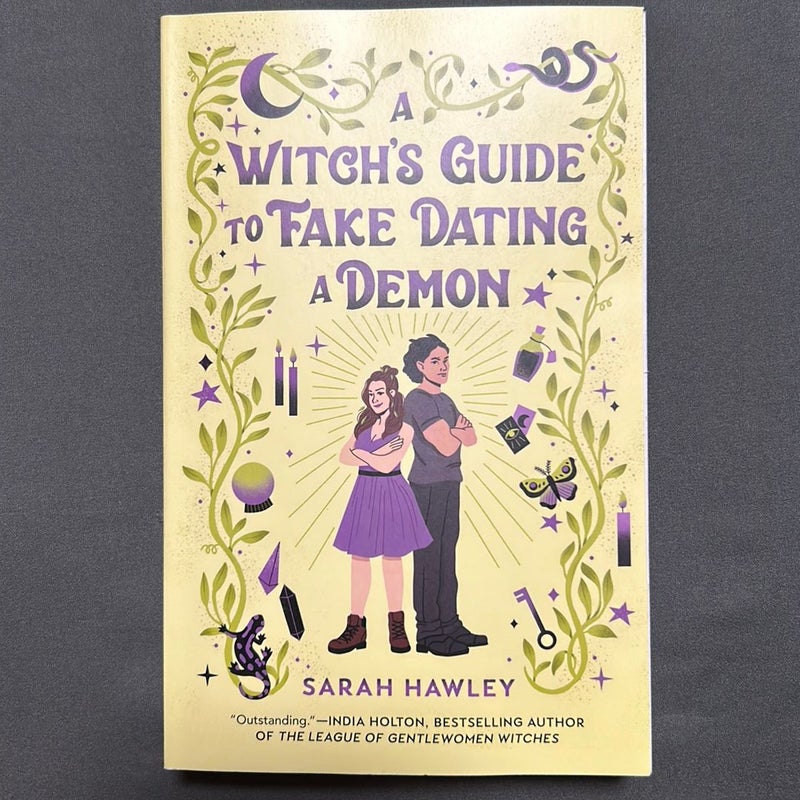 SIGNED A Witch's Guide to Fake Dating a Demon