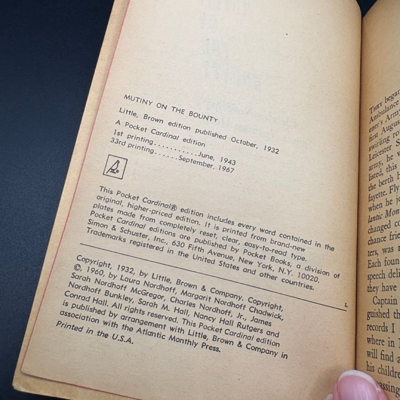 The Mutiny on the H. M. S. Bounty